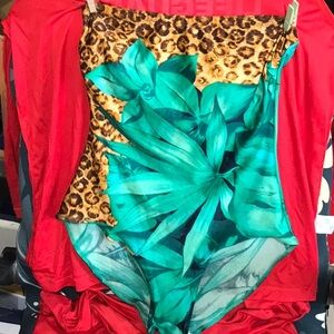 Gottex vintage 1 pc swimsuit